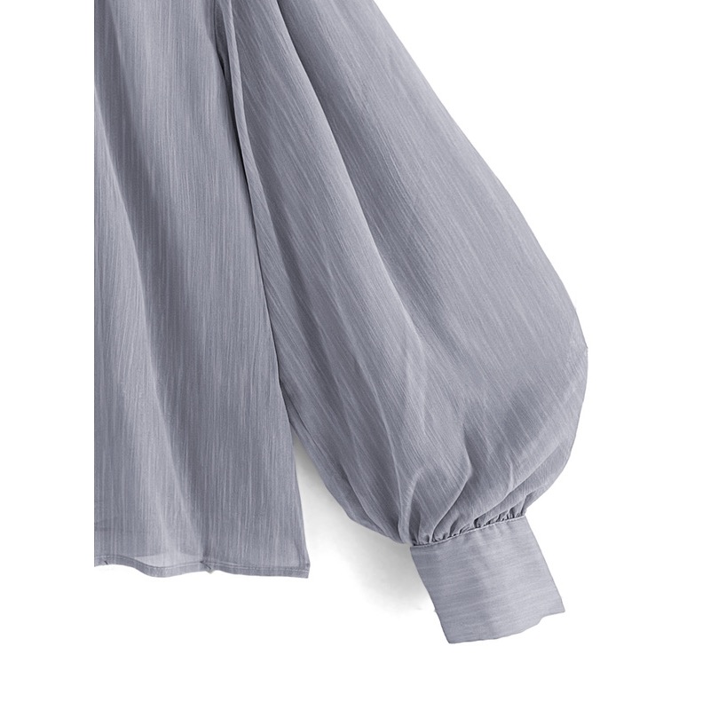 Anita Japan代購 🌸 日本GRL 亮絲感 雪紡背綁帶襯衫 優雅氣質 襯衫 蝴蝶結 OL衫 長袖 tg651-細節圖8