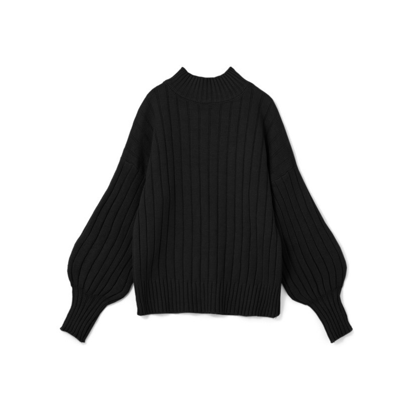 Anita Japan代購 🌸 日本 GRL 簡約休閒 高領羅紋針織上衣 長袖 針織 羅紋 舒適 ab022f-規格圖10