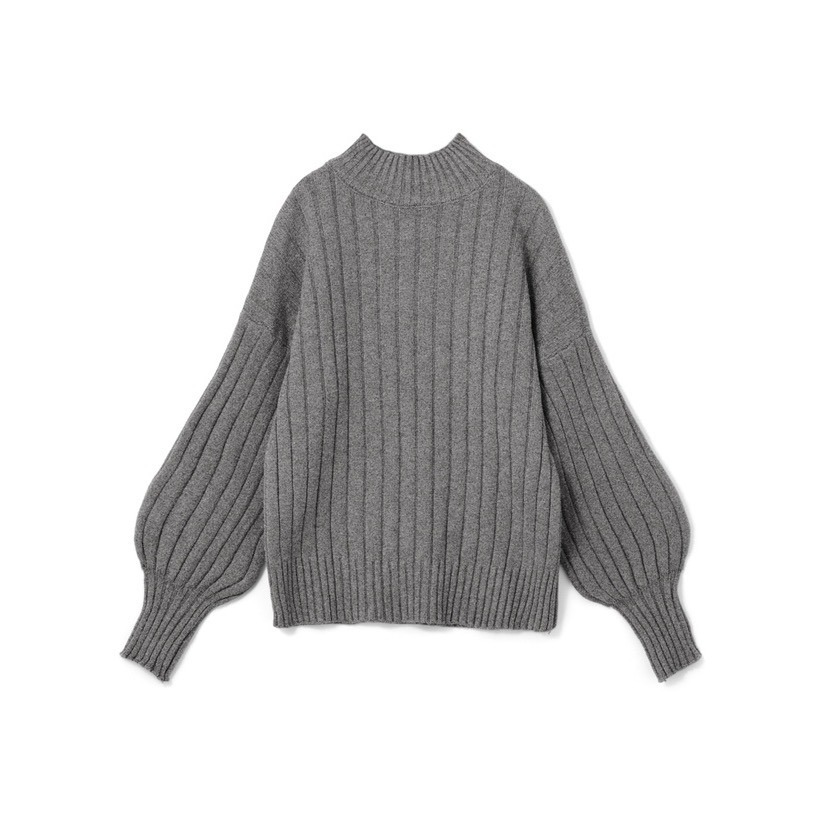 Anita Japan代購 🌸 日本 GRL 簡約休閒 高領羅紋針織上衣 長袖 針織 羅紋 舒適 ab022f-規格圖10