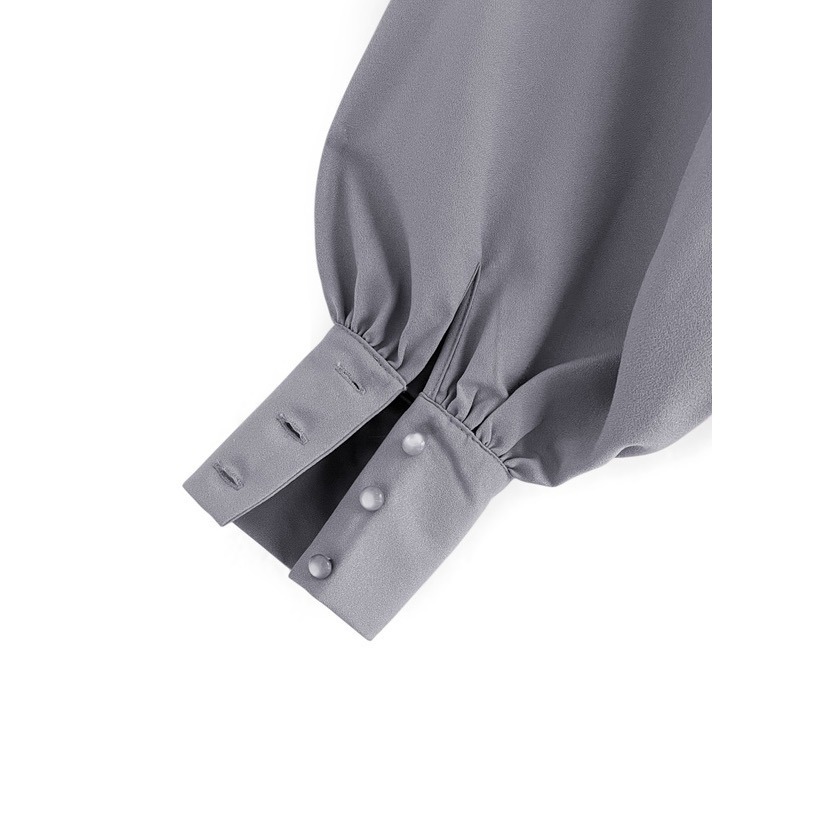 Anita Japan代購 🌸 日本GRL 蝴蝶結褶邊襯衫 長袖襯衫 氣質寬袖 領結 襯衫 長袖 kz404-細節圖4