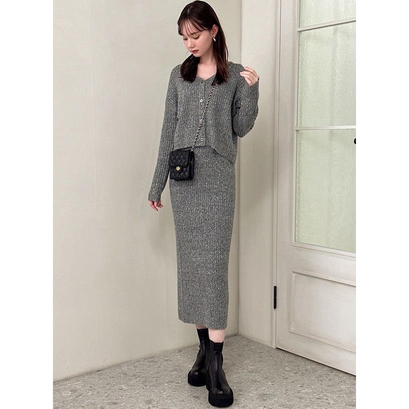 Anita Japan代購 🌸 日本GRL 前後2Way開衫 緊身裙針織套裝 長裙 洋裝 窄裙 mb1501-細節圖2