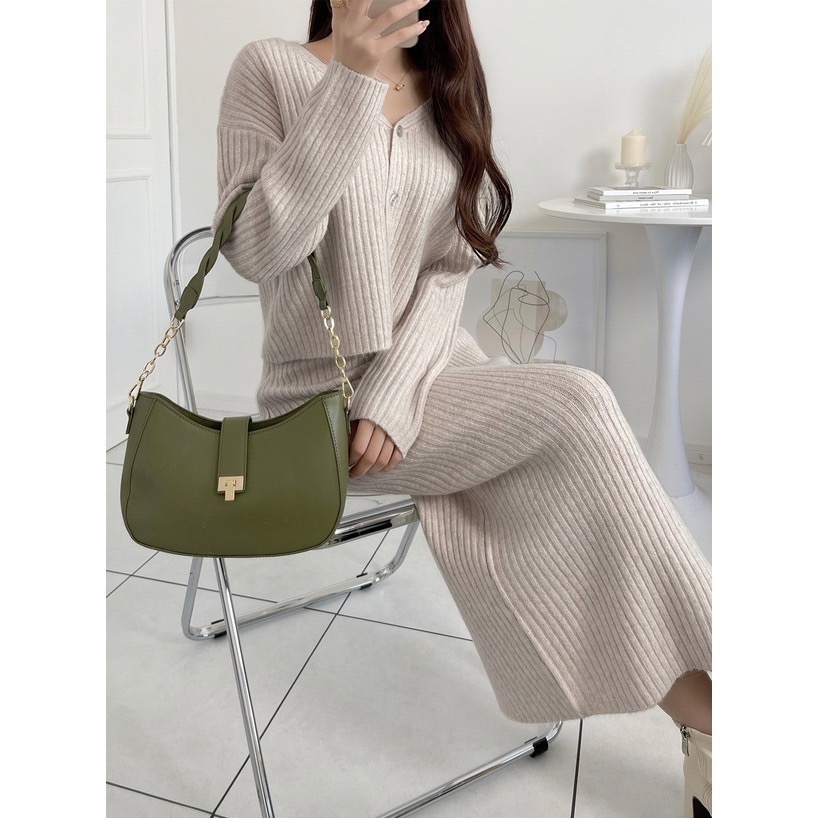 Anita Japan代購 🌸 日本GRL 前後2Way開衫 緊身裙針織套裝 長裙 洋裝 窄裙 mb1501-細節圖3