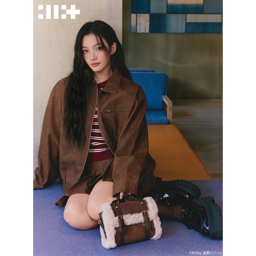 Anita Japan代購 🌸 日本 GRL 秋冬款 2Way毛絨面革包 包包 肩背 手提 毛絨絨 小包 tr1086-細節圖2