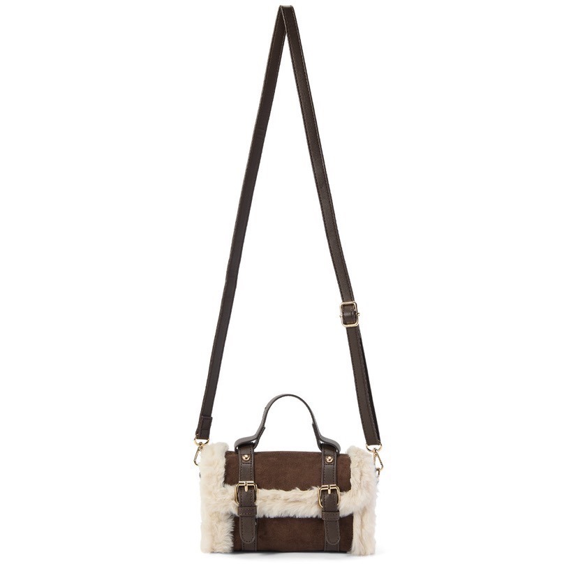 Anita Japan代購 🌸 日本 GRL 秋冬款 2Way毛絨面革包 包包 肩背 手提 毛絨絨 小包 tr1086-細節圖7