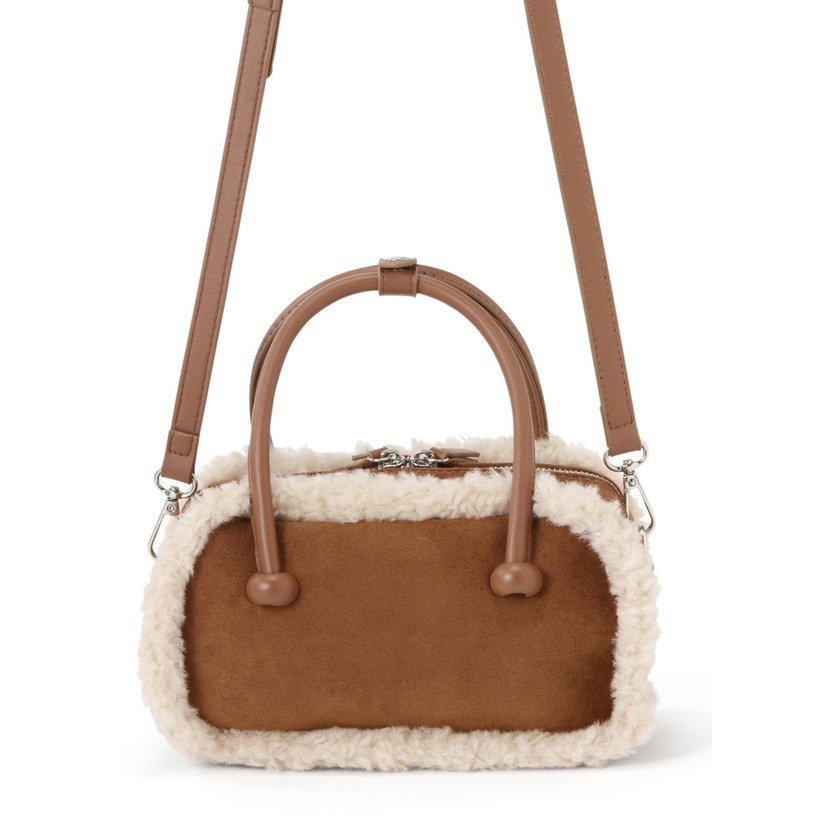 Anita Japan代購 🌸 日本 GRL 秋冬款 2Way毛絨 方形迷你包 小包 手提 肩背 包包 tr1038-細節圖4