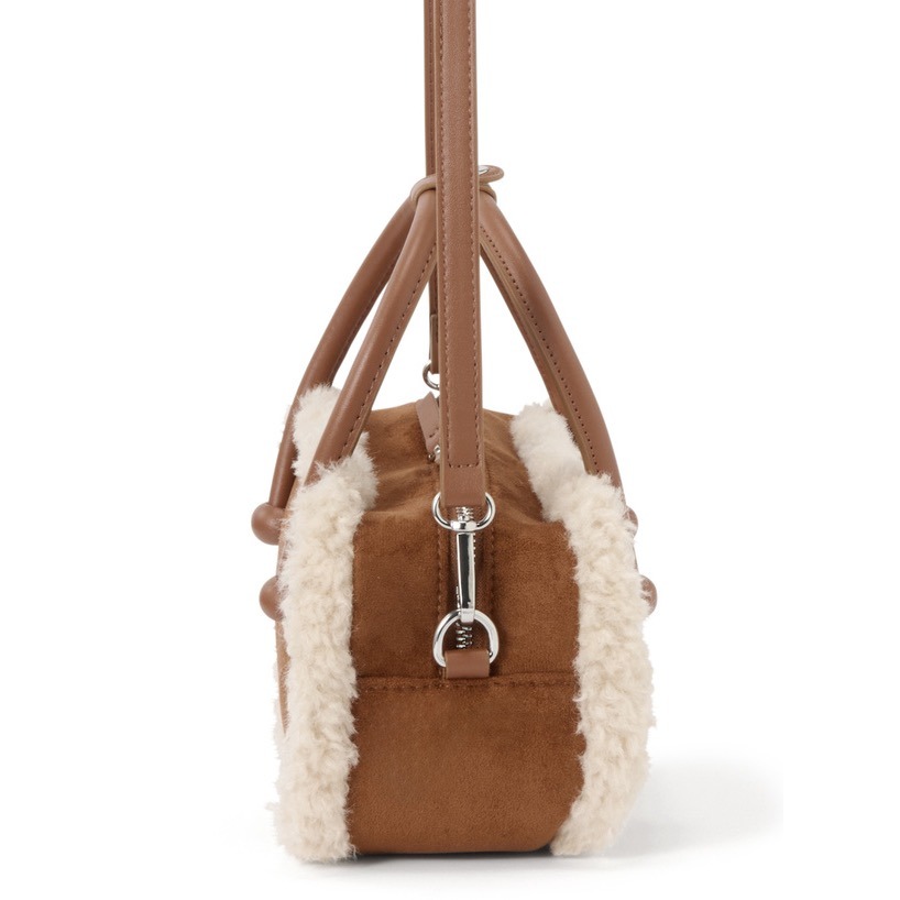 Anita Japan代購 🌸 日本 GRL 秋冬款 2Way毛絨 方形迷你包 小包 手提 肩背 包包 tr1038-細節圖5