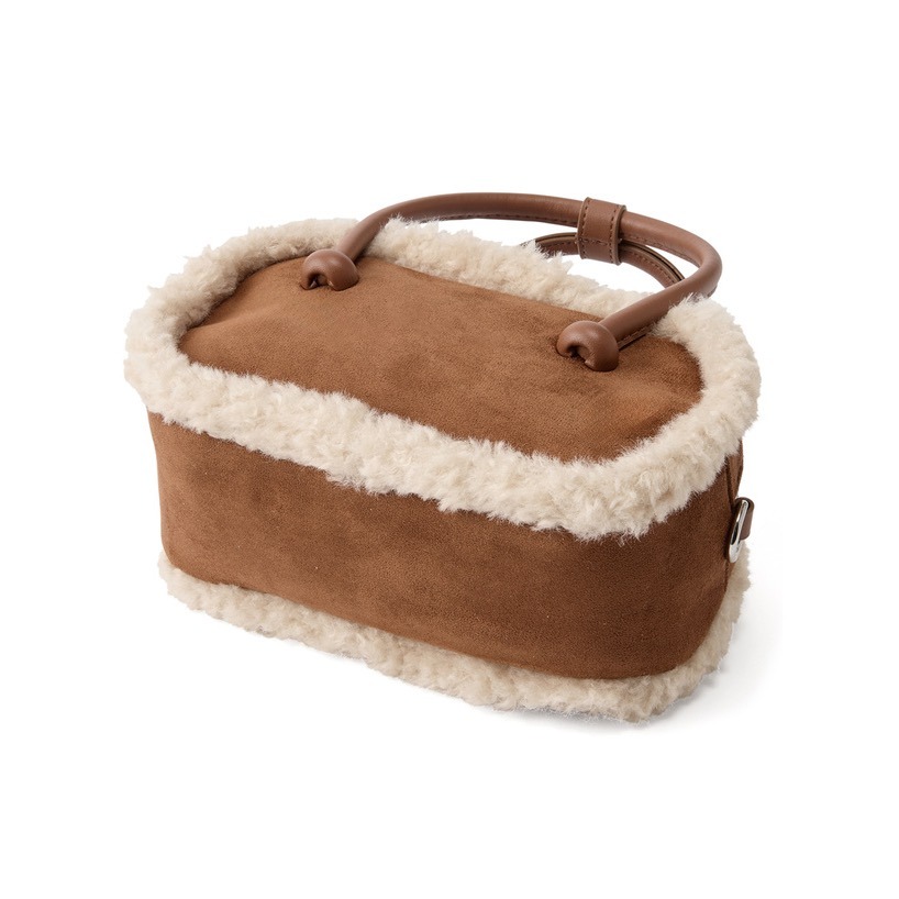 Anita Japan代購 🌸 日本 GRL 秋冬款 2Way毛絨 方形迷你包 小包 手提 肩背 包包 tr1038-細節圖6