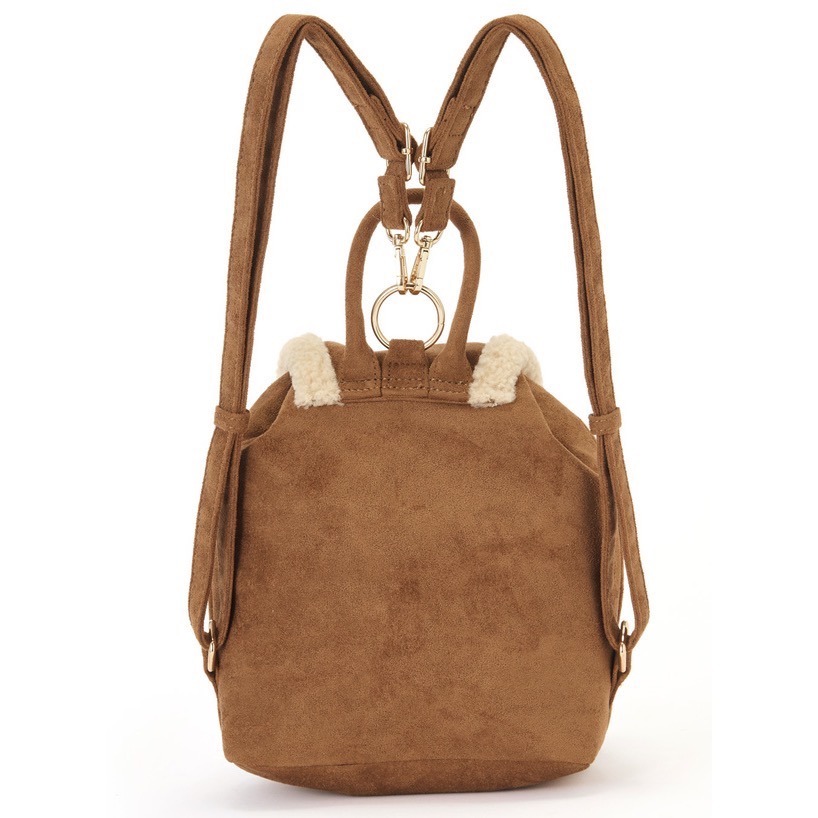 Anita Japan代購 🌸 日本 GRL 秋冬款 2Way毛絨 絨面革後背包 包包 tr1150-細節圖6