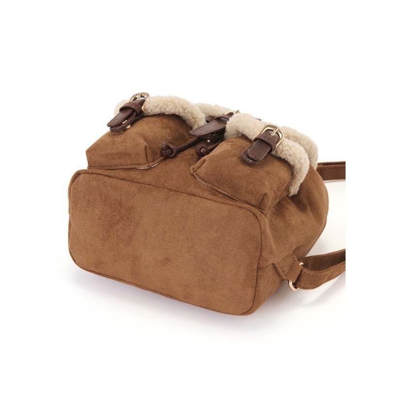 Anita Japan代購 🌸 日本 GRL 秋冬款 2Way毛絨 絨面革後背包 包包 tr1150-細節圖8