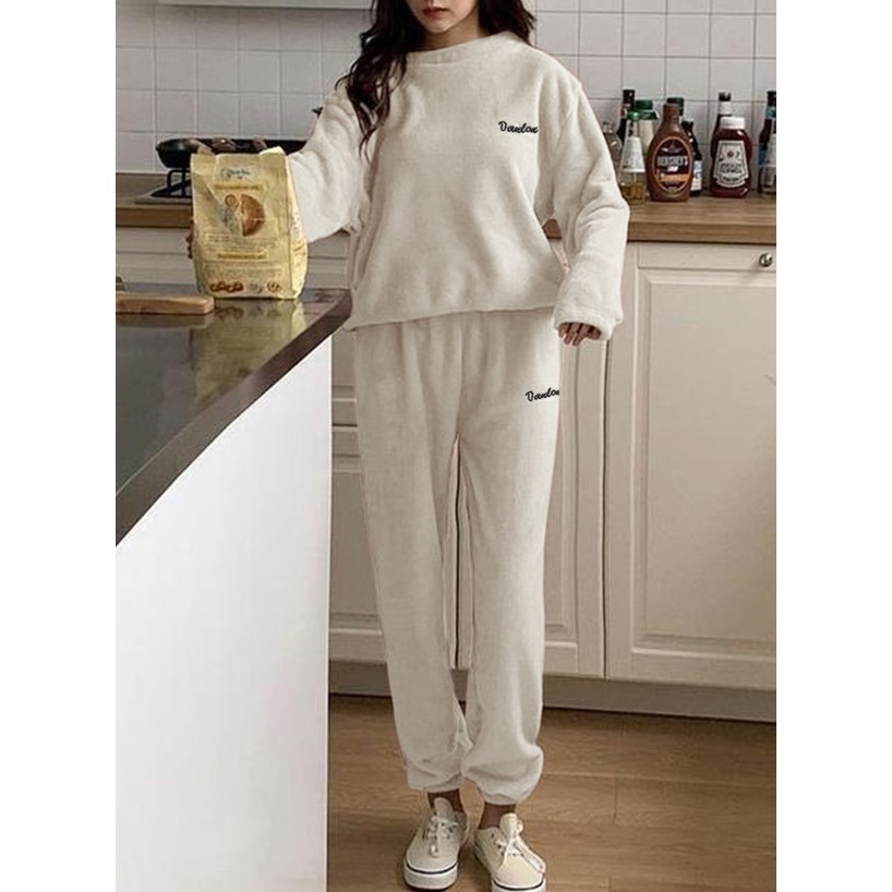 Anita Japan代購 🌸 日本 GRL 休閒居家服 刺繡套裝 套裝 上衣x褲子 居家服 ac2516-細節圖2