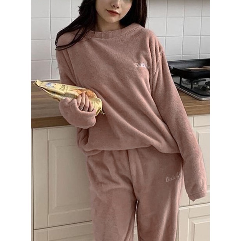 Anita Japan代購 🌸 日本 GRL 休閒居家服 刺繡套裝 套裝 上衣x褲子 居家服 ac2516-細節圖3