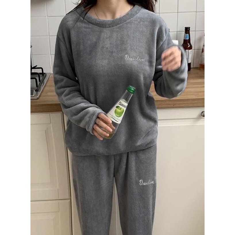 Anita Japan代購 🌸 日本 GRL 休閒居家服 刺繡套裝 套裝 上衣x褲子 居家服 ac2516-細節圖4