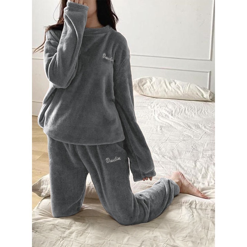 Anita Japan代購 🌸 日本 GRL 休閒居家服 刺繡套裝 套裝 上衣x褲子 居家服 ac2516-細節圖5