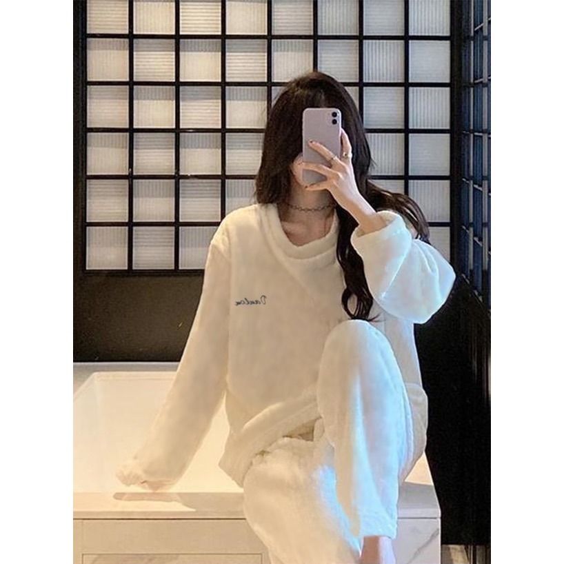 Anita Japan代購 🌸 日本 GRL 休閒居家服 刺繡套裝 套裝 上衣x褲子 居家服 ac2516-細節圖6