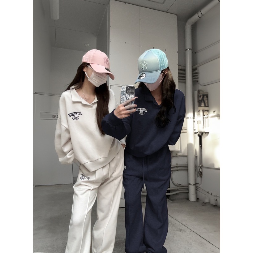 Anita Japan代購 🌸 日本 GRL 休閒舒適 立領運動套裝 兩件式 長袖 長褲 套裝 pm363-細節圖4