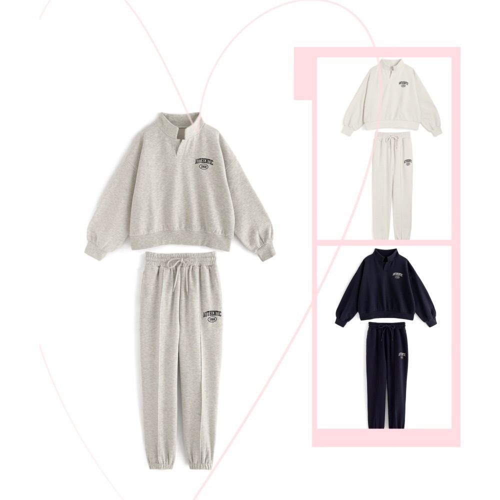 Anita Japan代購 🌸 日本 GRL 休閒舒適 立領運動套裝 兩件式 長袖 長褲 套裝 pm363-細節圖8