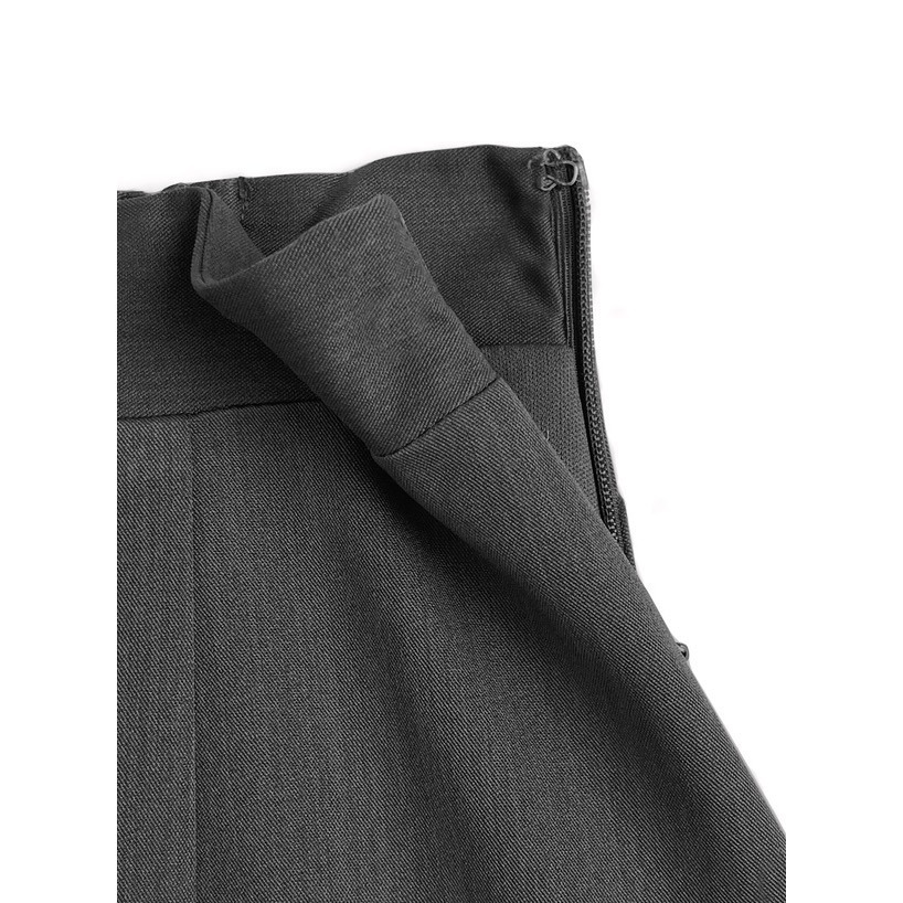 Anita Japan代購 🌸 日本 GRL 氣質簡約 荷葉邊蝴蝶結開衩裙 不規則 荷葉邊 長裙 開衩 ws25-細節圖7