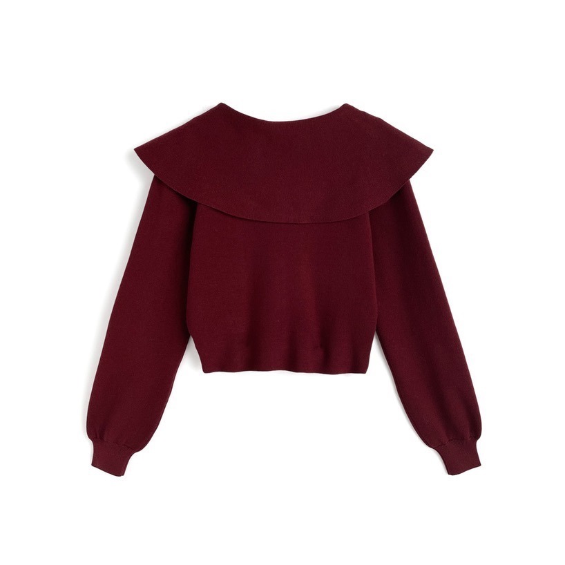 Anita Japan代購 🌸 日本 GRL 甜美復古 綁帶蝴蝶結大領針織 外套 罩衫 針織 mb1624-細節圖8