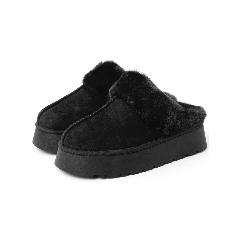 Anita Japan代購 🌸 日本 GRL 舒適便利 厚底毛茸茸拖鞋 外出鞋 居家鞋 拖鞋 zr1089-規格圖10