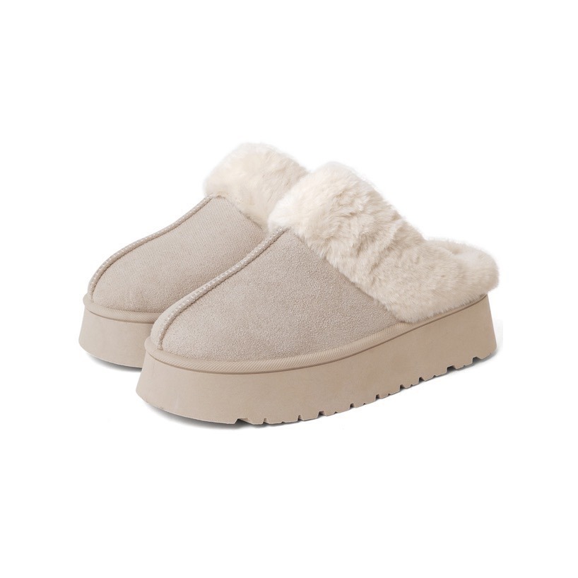 Anita Japan代購 🌸 日本 GRL 舒適便利 厚底毛茸茸拖鞋 外出鞋 居家鞋 拖鞋 zr1089-規格圖10