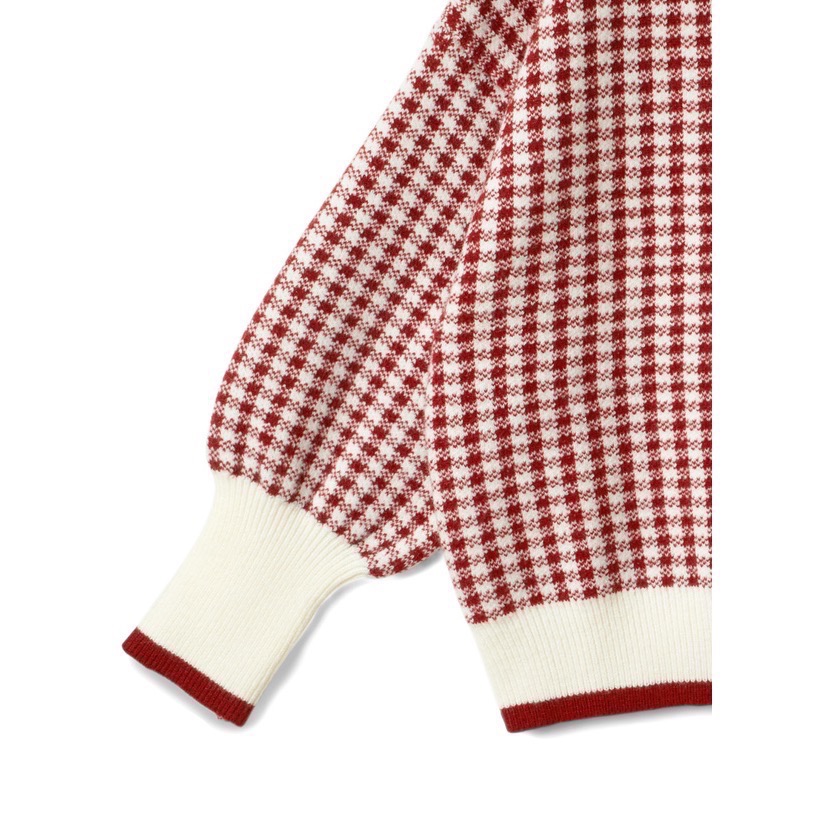 Anita Japan代購 🌸 日本 GRL 休閒 格紋 格子針織上衣 長袖 針織 毛衣 cu393-細節圖8