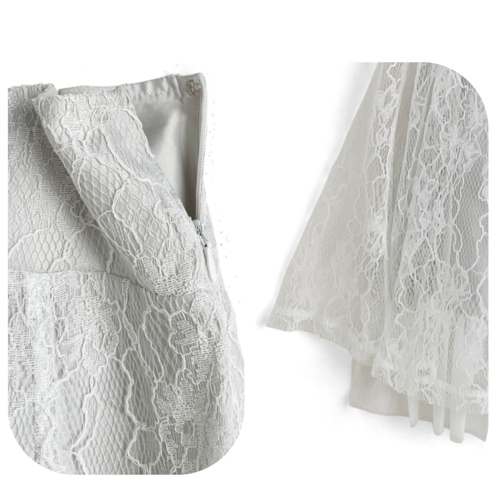 Anita Japan代購 🌸 日本 GRL 蕾絲薄紗長裙 魚尾裙 長裙 半身裙 蕾絲 薄紗 tw1196-細節圖8