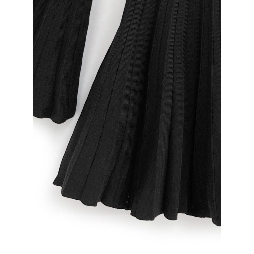 Anita Japan代購 🌸 日本 GRL 甜美優雅 喇叭袖 針織迷你連身裙 長袖 短洋 洋裝 ks034-細節圖8