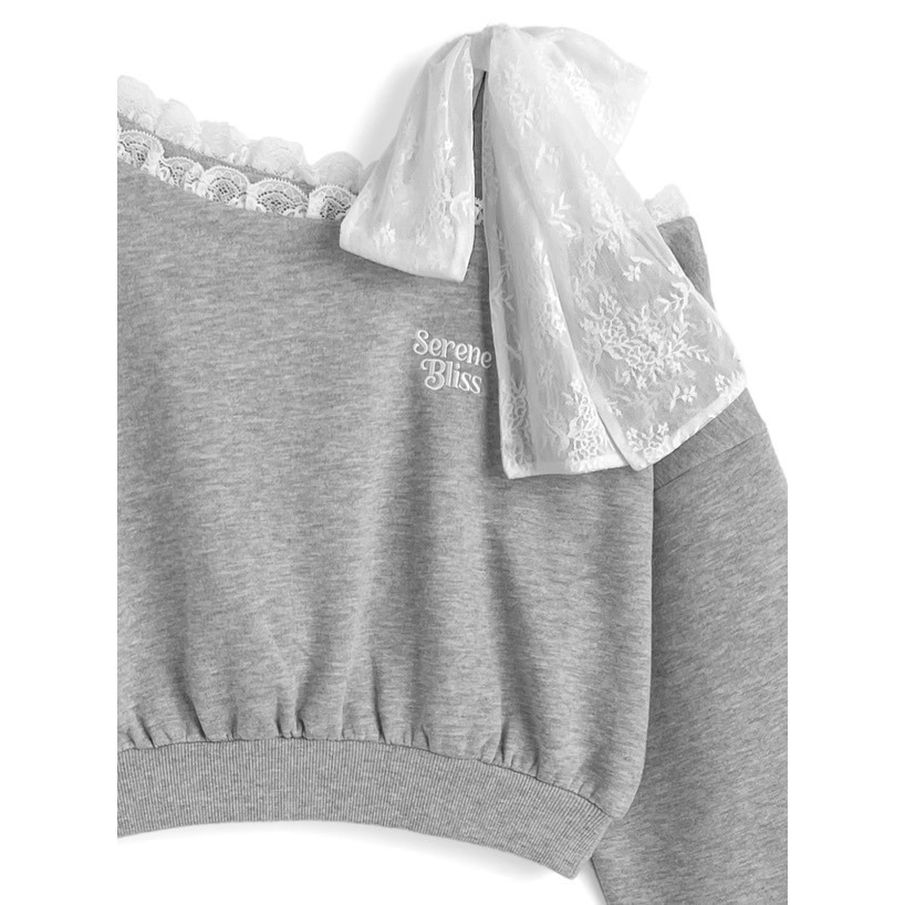 Anita Japan代購 🌸 日本 GRL 甜美柔性 單肩蕾絲短版上衣 層次迷你裙 套裝 短裙 蕾絲裙 pm803-細節圖8