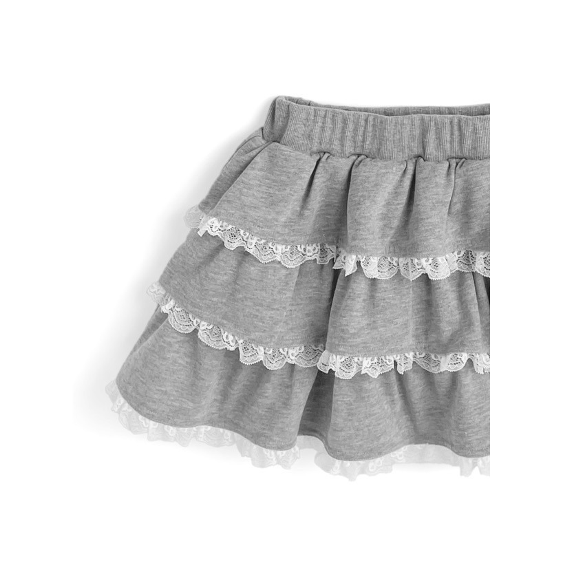 Anita Japan代購 🌸 日本 GRL 甜美柔性 單肩蕾絲短版上衣 層次迷你裙 套裝 短裙 蕾絲裙 pm803-細節圖9