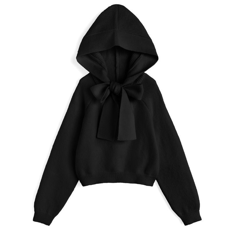 Anita Japan代購 🌸 日本 GRL 休閒百搭 連帽綁帶針織 長袖 針織 連帽 an1925-規格圖11