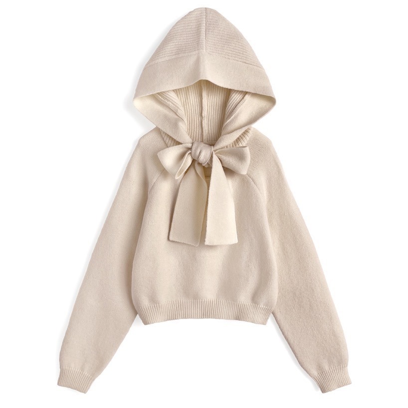 Anita Japan代購 🌸 日本 GRL 休閒百搭 連帽綁帶針織 長袖 針織 連帽 an1925-規格圖11