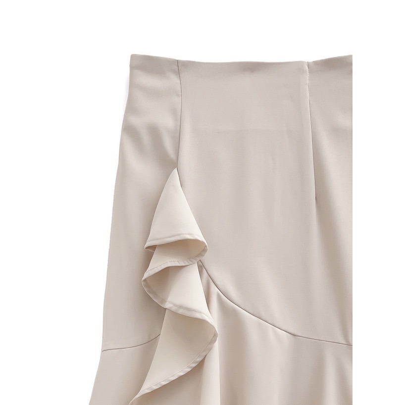 Anita Japan代購 🌸 日本 GRL 不對稱層次裙 不規則長裙 下擺微透感 半身裙 長裙 ws04-細節圖6