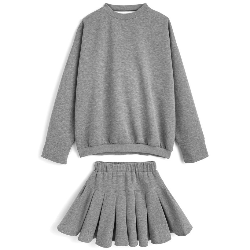 Anita Japan代購 🌸 日本 GRL 休閒俏麗 大蝴蝶結後背上衣 百褶迷你裙 套裝 短裙 at2632-細節圖4