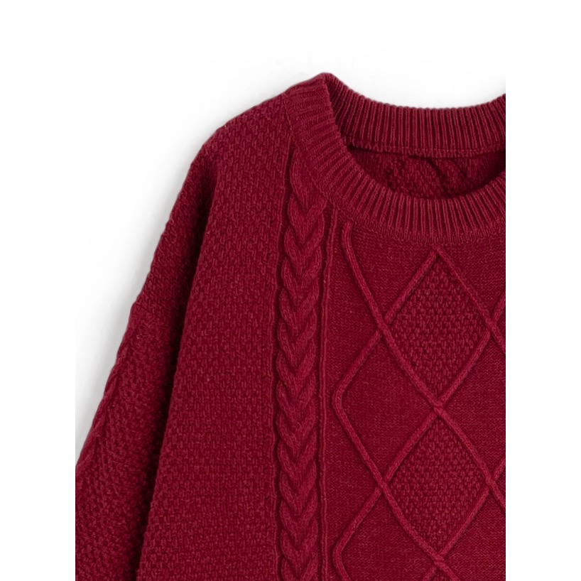 Anita Japan代購 🌸 日本 GRL 長版圓領編織 針織迷你連身裙 針織 洋裝 寬鬆舒適 ks195-細節圖9