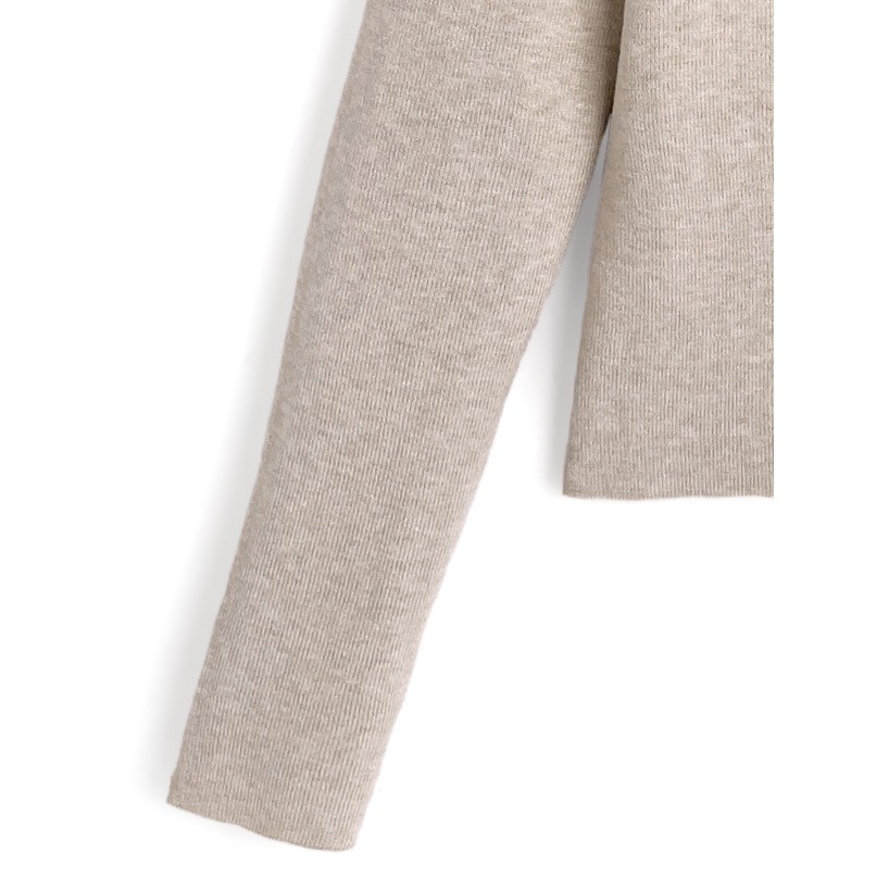 Anita Japan代購 🌸 日本 GRL 簡約百搭 寬領針織上衣 袖口拇指孔 針織 單穿 內搭 an1900-細節圖7