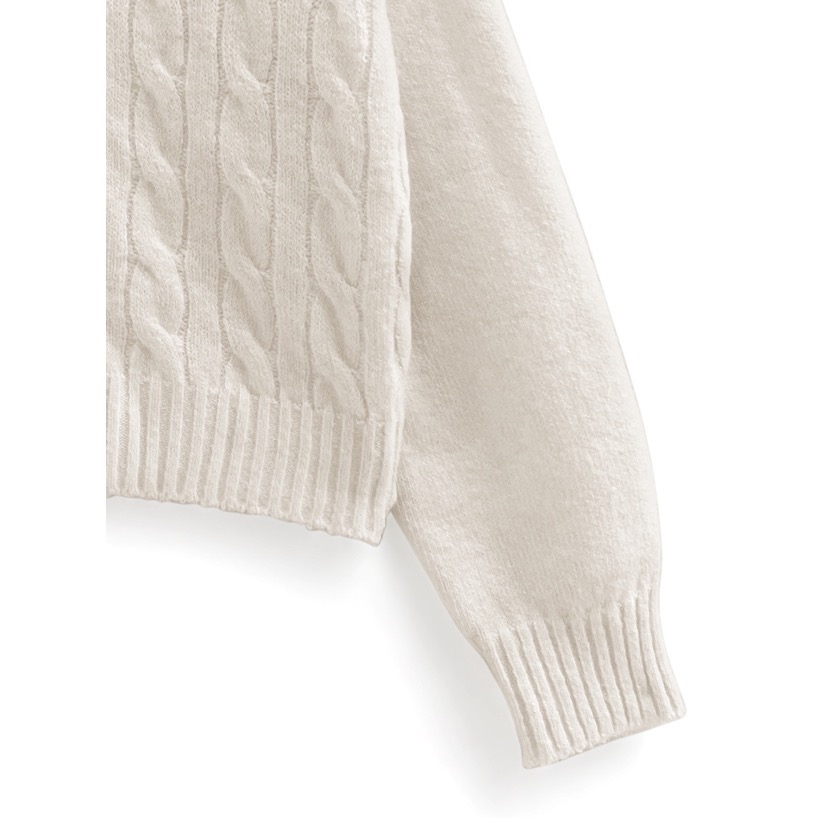 Anita Japan代購 🌸 日本 GRL 簡約氣質 學院風 刺繡編織針織上衣 短版 針織 長袖 an1837-細節圖9