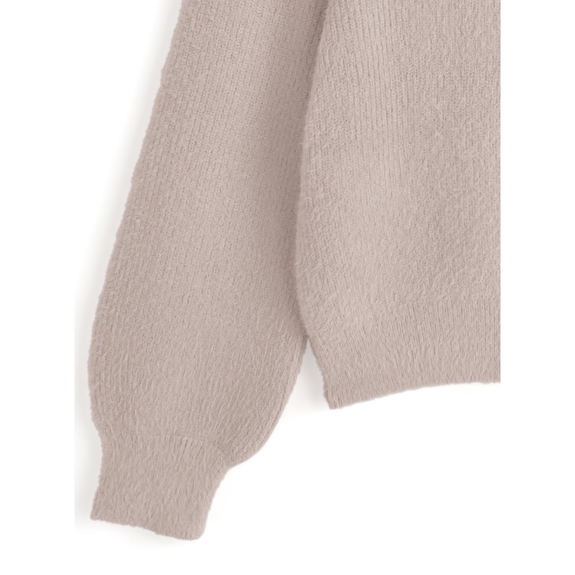 Anita Japan代購 🌸 日本 GRL 舒適甜美 肩部蕾絲毛絨針織 毛絨針織 針織 pm650-細節圖9