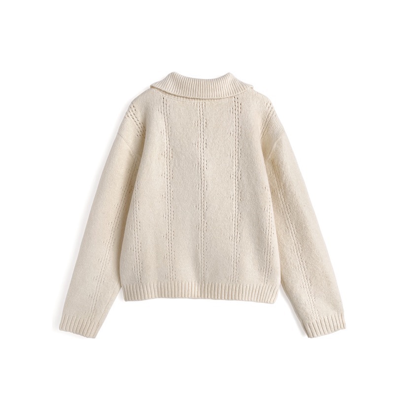 Anita Japan代購 🌸 日本 GRL 蕾絲綁帶 翻領針織外套 蝴蝶結 開衫 外套 蕾絲 an1876-細節圖5