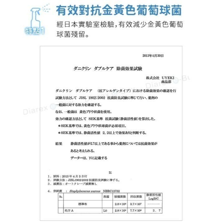 【日本直送🇯🇵】UYEKI 除菌防蟎噴霧W雙效配方(加強版)250ml (芳香+除臭)-細節圖4