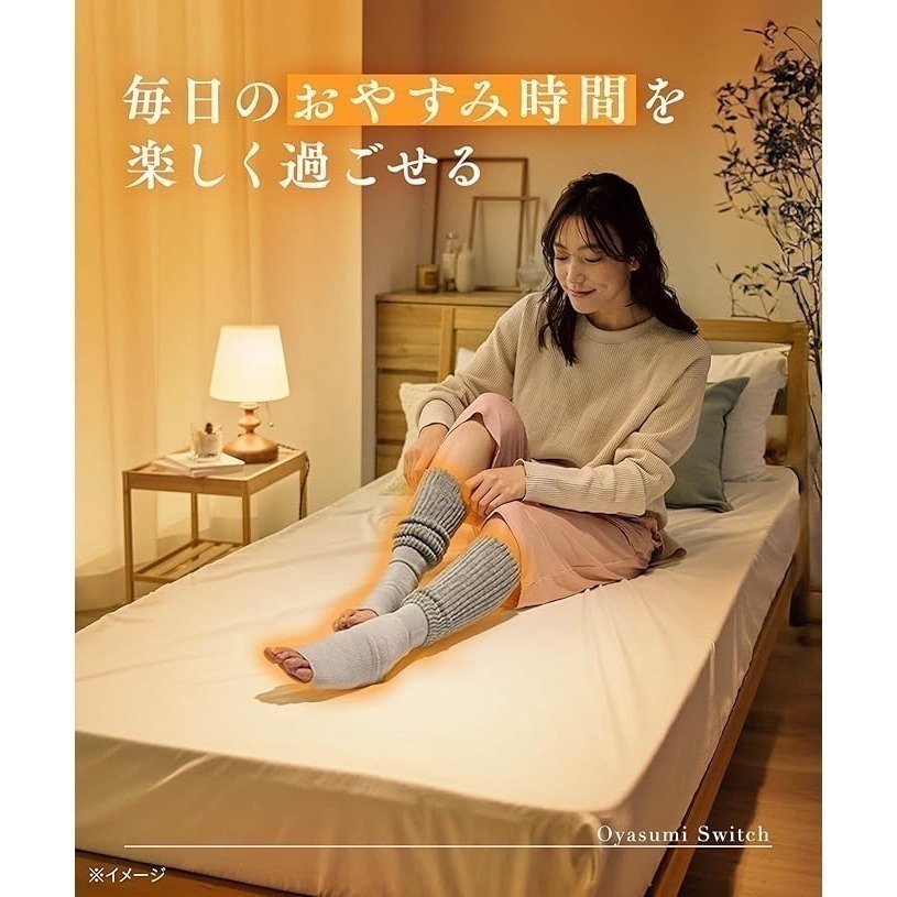 🆕日本熱銷✨抗寒必備!! OKAMOTO 岡本の靴下 女用室內助眠保暖襪(灰色)-細節圖3