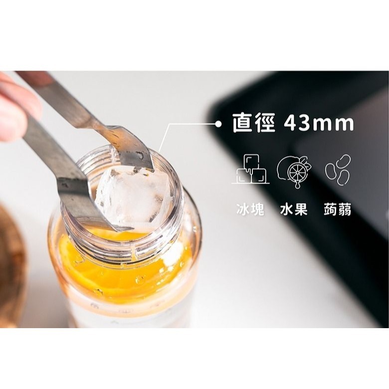【RICHMORE】全新RichSoda 氣泡水隨手瓶(晶透款)-細節圖8