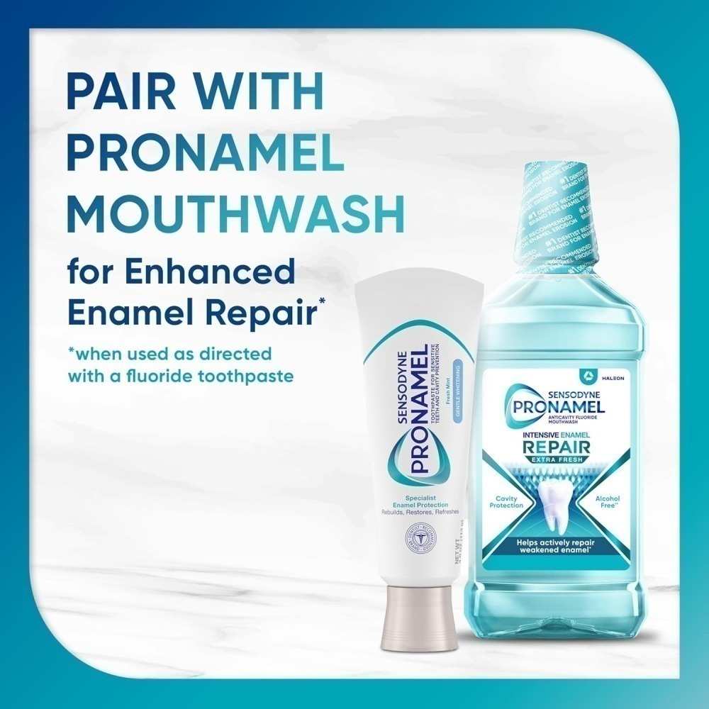 【美國代購】Dr.Grace 推薦牙膏 Sensodyne Pronamel Toothpaste 溫和牙齒美白琺瑯牙膏-細節圖10