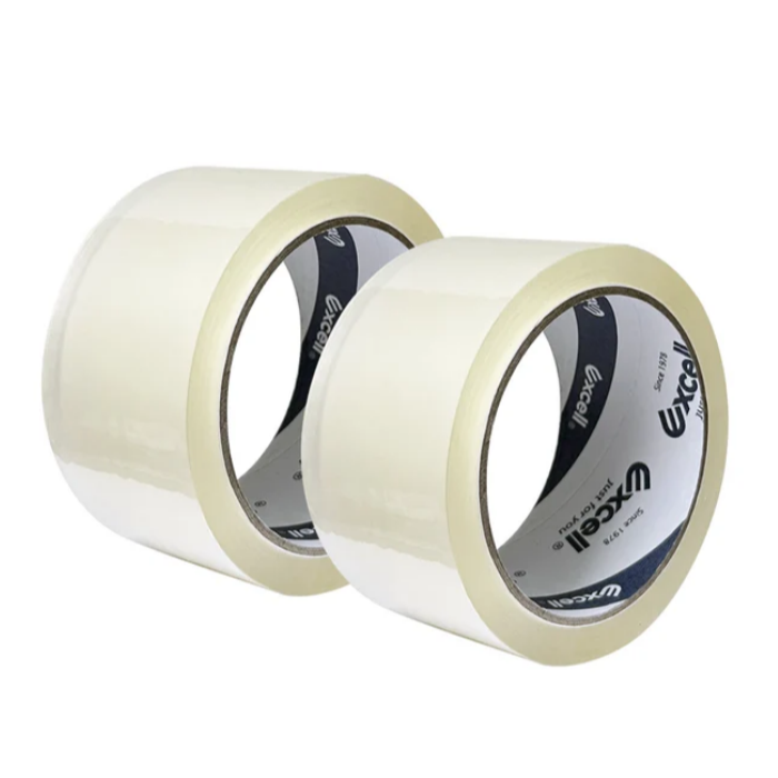 Excell 50M超黏透明封箱膠帶 (48mm寬) 膠厚5條 超長米數 OPP透明膠帶 2吋寬 文具膠帶 水膠 特黏-細節圖8