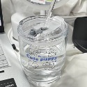 玻璃杯杯 （杯杯+吸管）😘 環保杯 杯子 玻璃杯-規格圖5