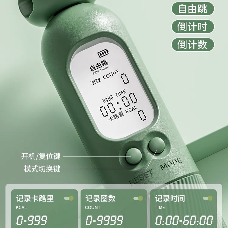 ✨減肥健身室內運動 就靠他！無繩跳繩🔥 跳繩 無線跳繩 室內運動 運動 戶外運動 減肥 減重-細節圖2