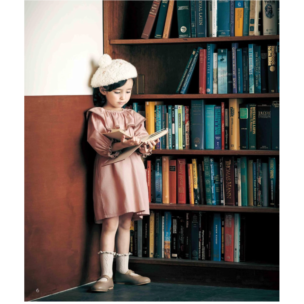 日文編織書 鉤針編織兒童時髦可愛帽子手藝作品集-細節圖3