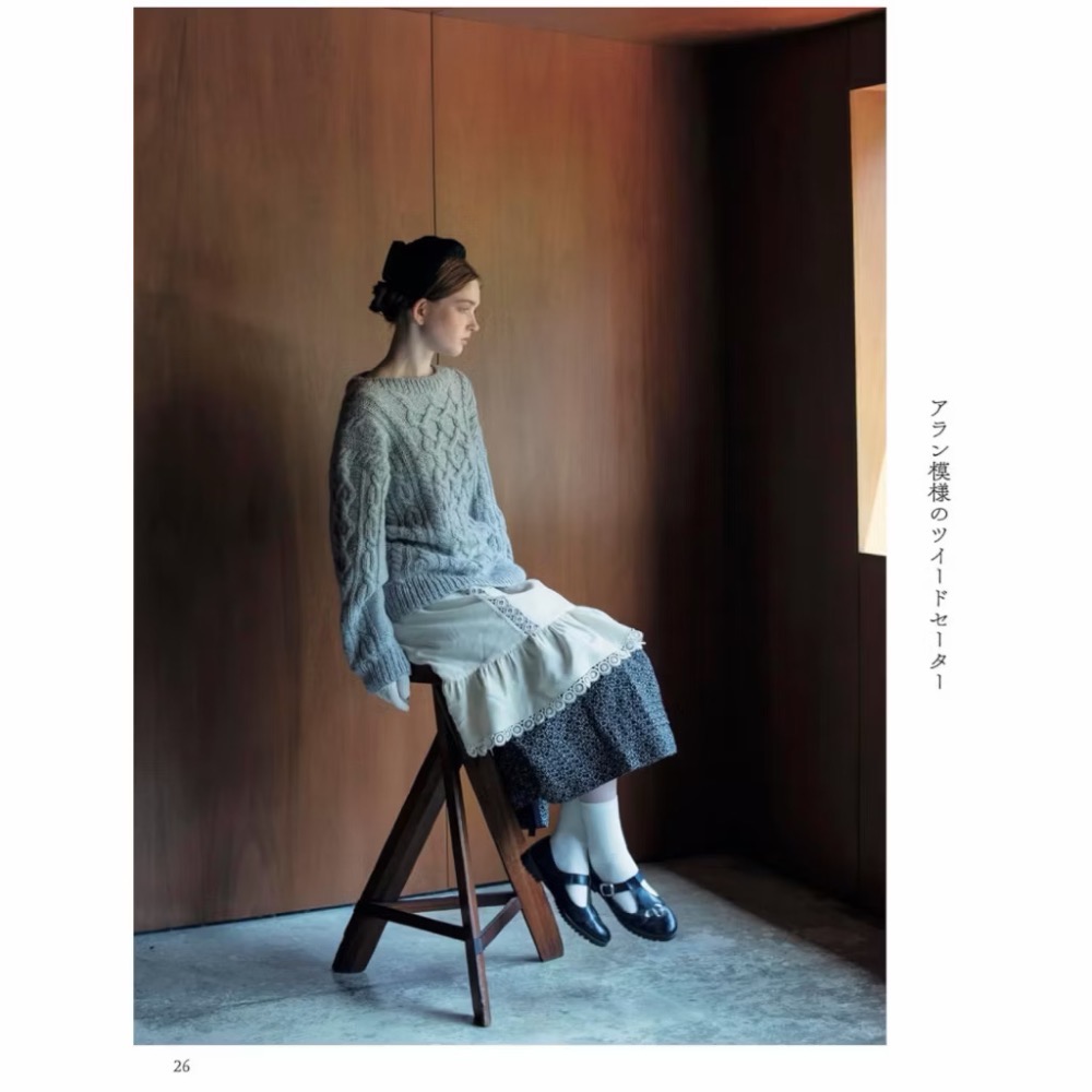 日文編織書 ROWAN毛線棒針編織服飾與小物設計作品集-細節圖5
