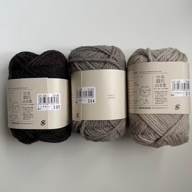 日本毛線 Daruma Merino Worsted 橫田美麗諾毛線極太-細節圖6