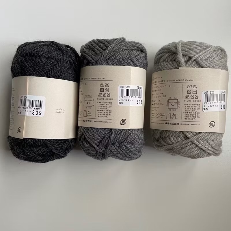 日本毛線 Daruma Merino Worsted 橫田美麗諾毛線極太-細節圖8