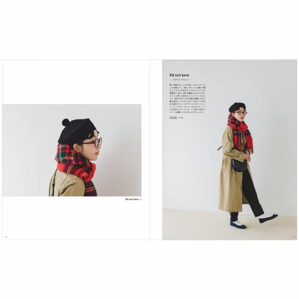 日文編織書 Daruma Knit cap 編織帽 棒針-細節圖4